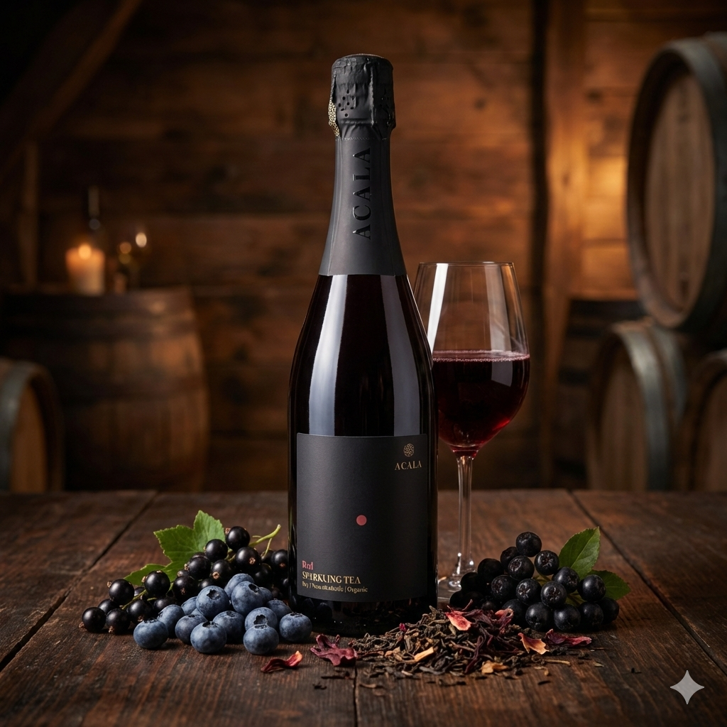 Acala Red Wine Style - Bio Sparkling Tea 0.0%