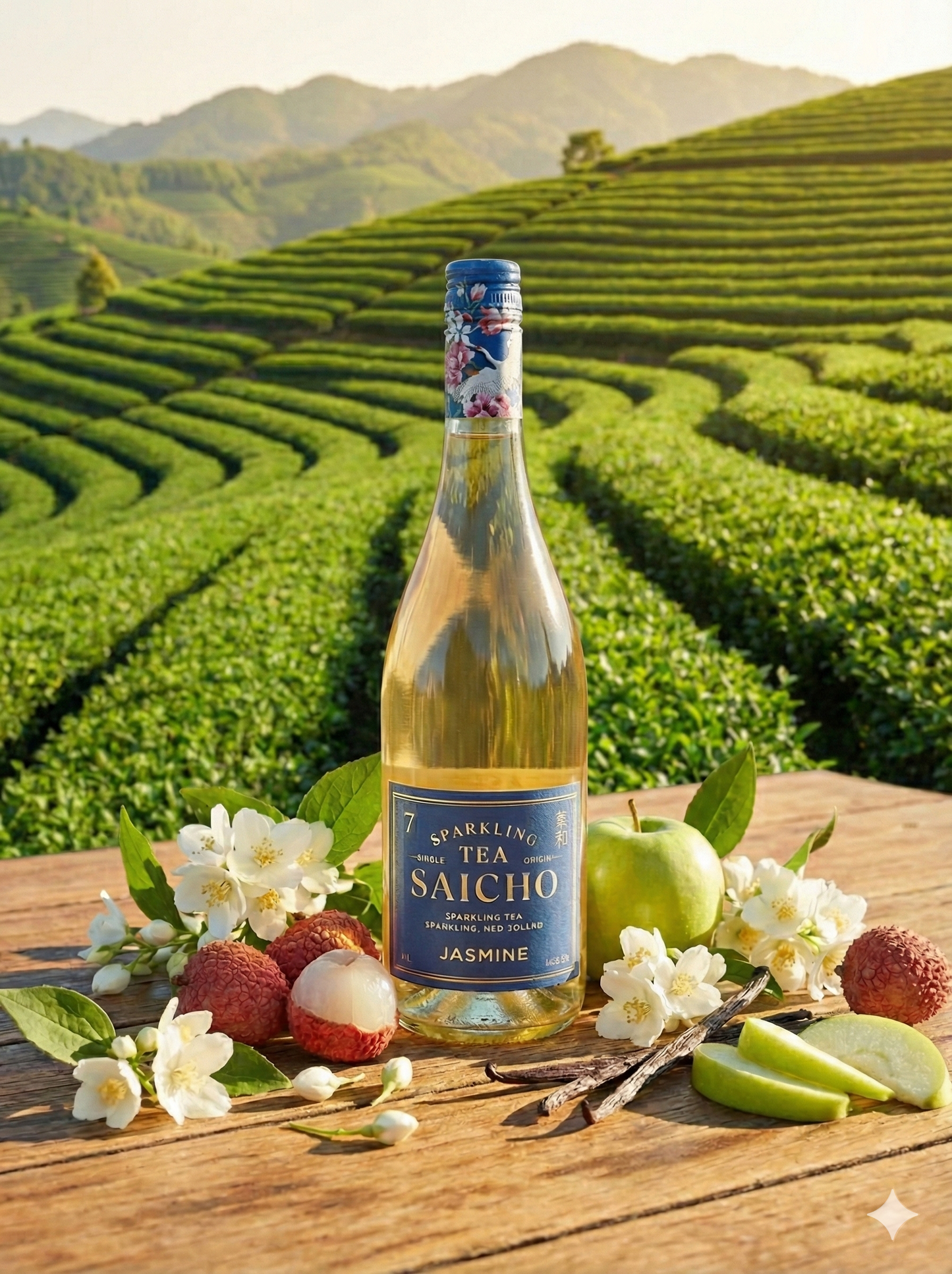 Saicho - Jasmine Sparkling Tea - Alcohol-Free Geschmacksprofil