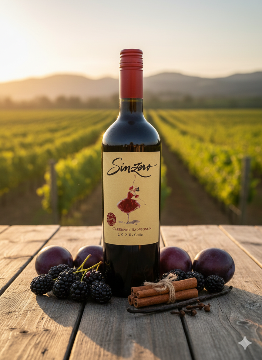 SinZero - Cabernet Sauvignon - Alcohol-Free Geschmacksprofil