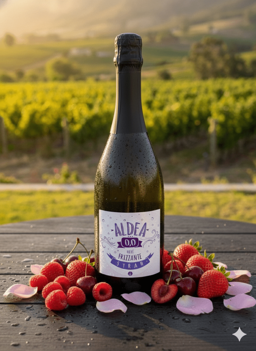 Aldea 0.0 - Rosé Frizzante Syrah - Alcohol - Free - Alcfree.ch