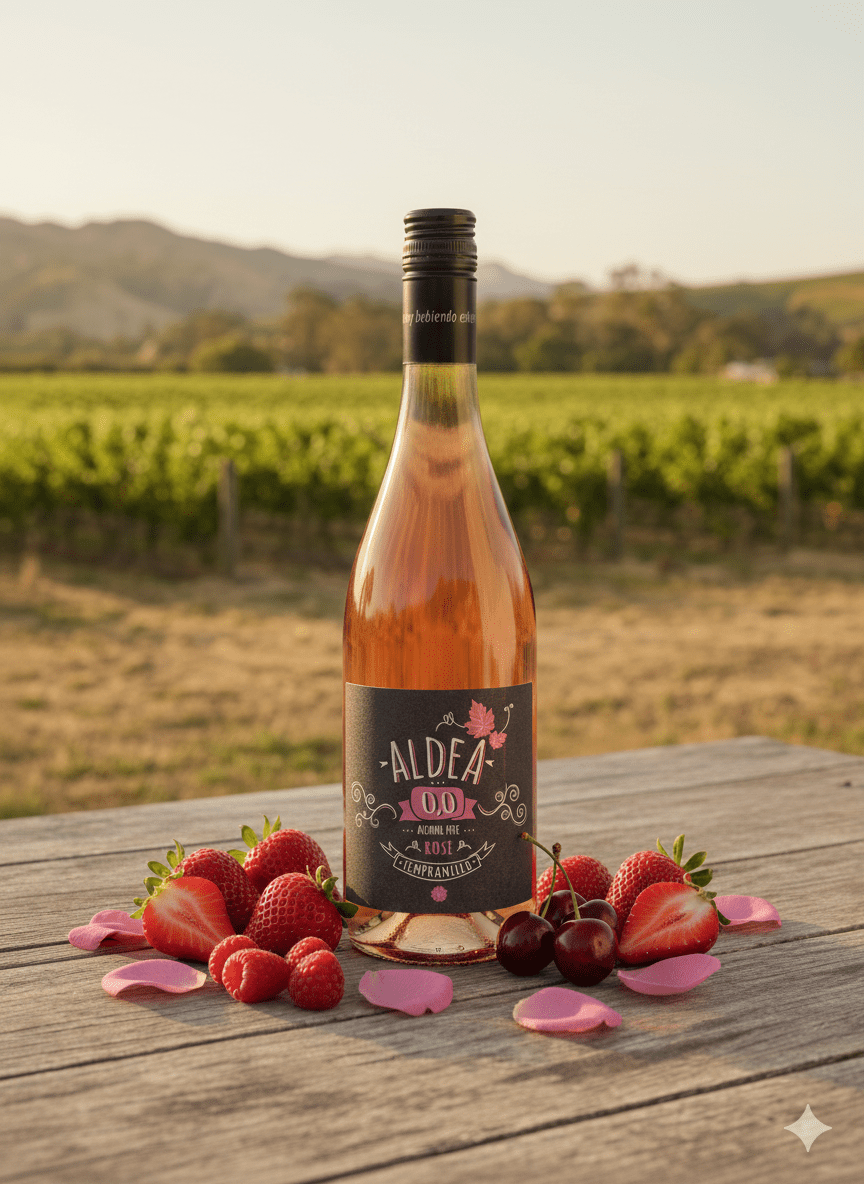 Aldea 0.0 - Rosé Tempranillo - Alcohol - Free - Alcfree.ch