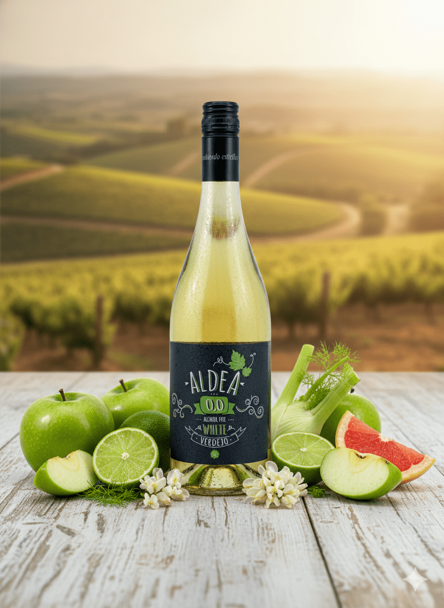 Aldea 0.0 - White Verdejo - Alcohol - Free - Alcfree.ch
