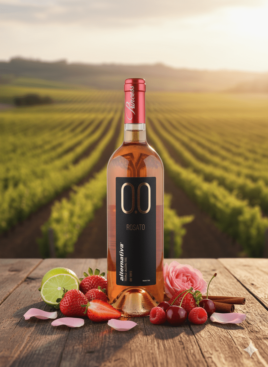 Alternativa 0.0 - Rosato Dry - Alcohol - Free - Alcfree.ch