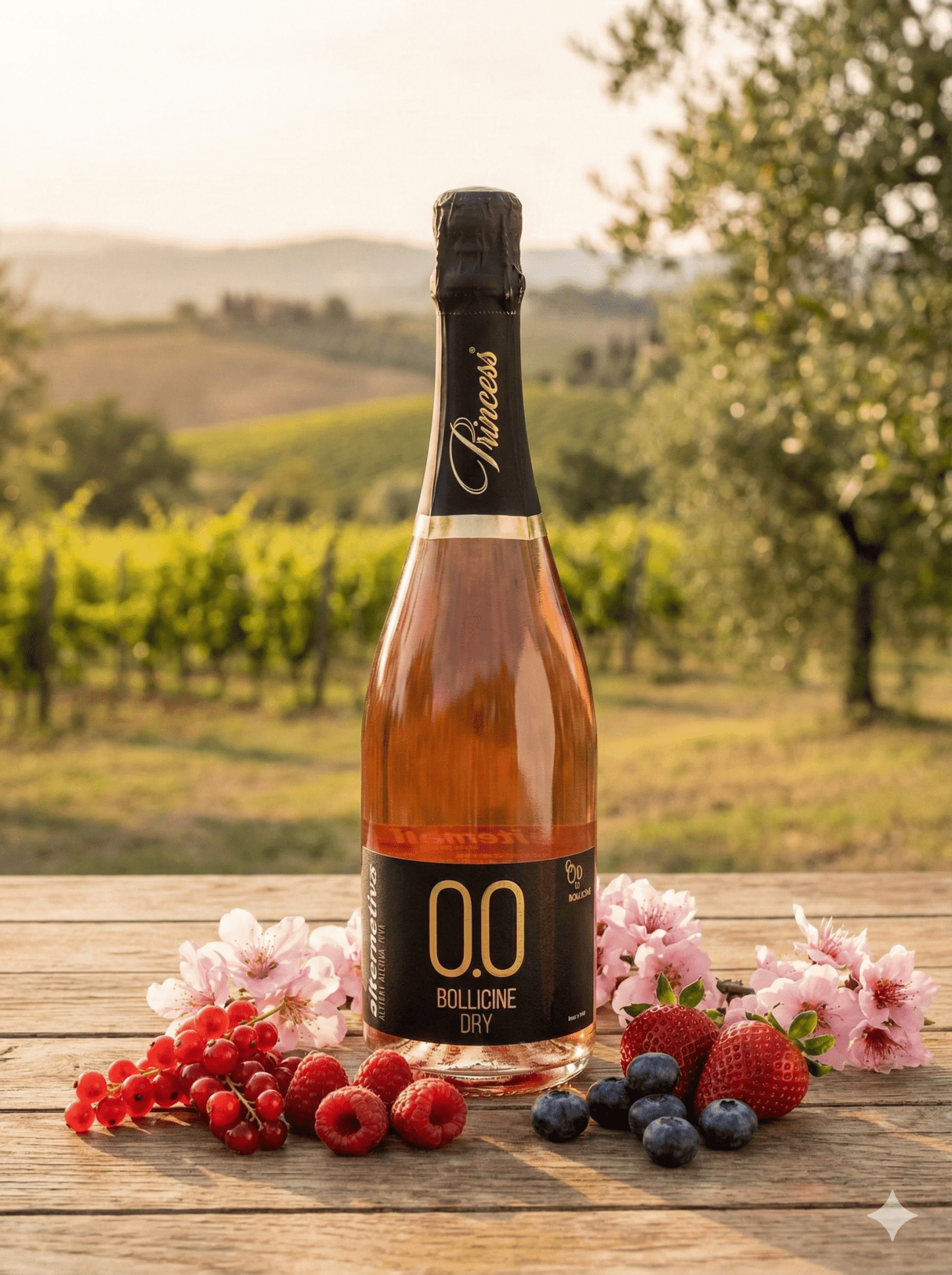 Alternativa 0.0 - Rosato Dry Bollicine - Alcohol - Free - Alcfree.ch