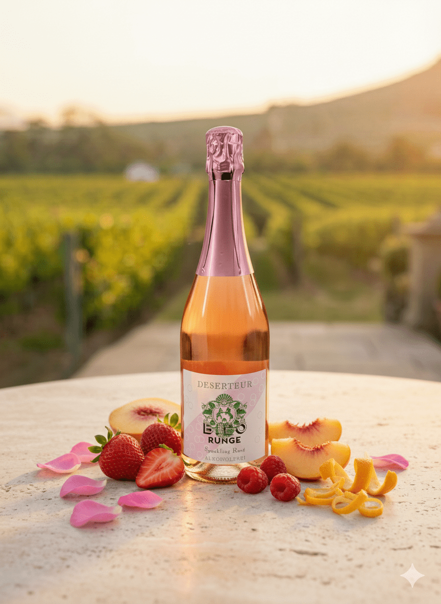 Deserteur Sparkling Rosé - Alcohol - Free - Alcfree.ch
