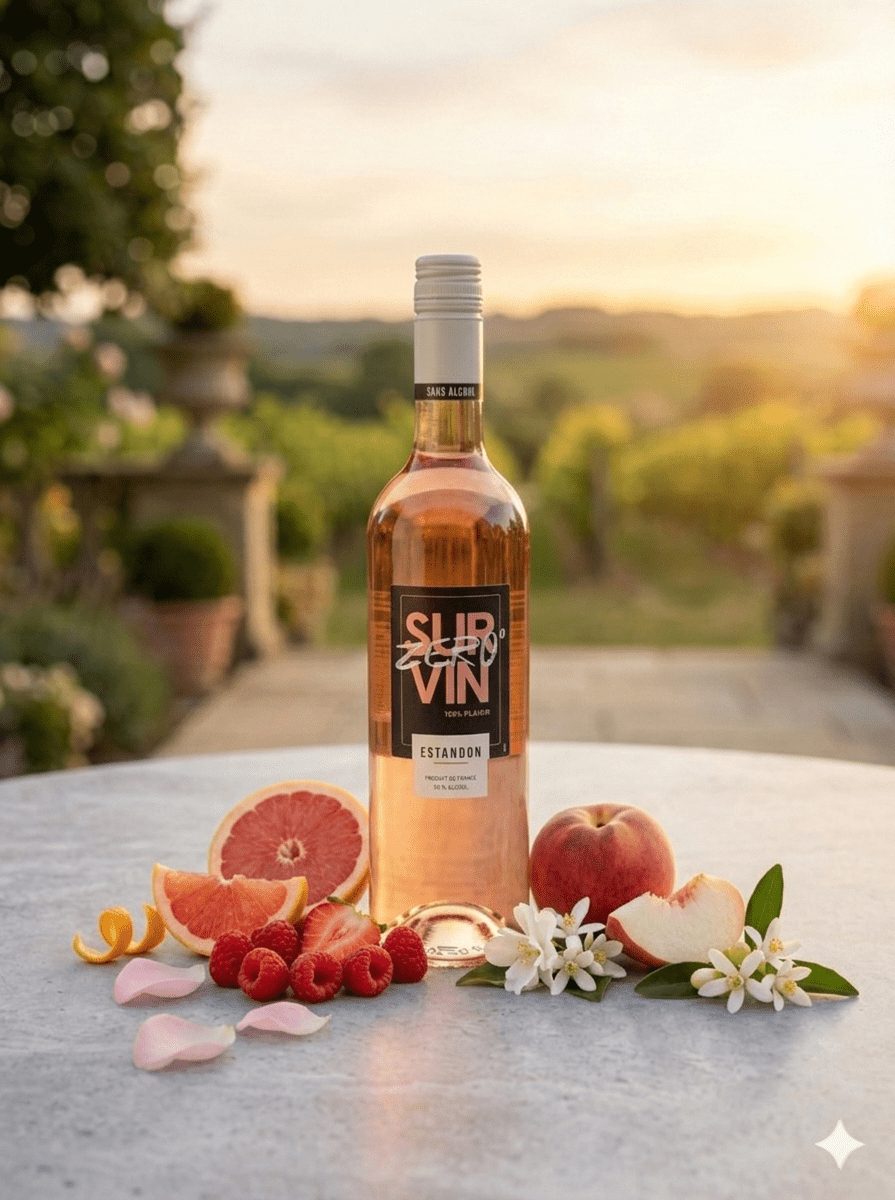 Estandon Zéro sur Vin Rosé - 0.0% - Alcfree.ch