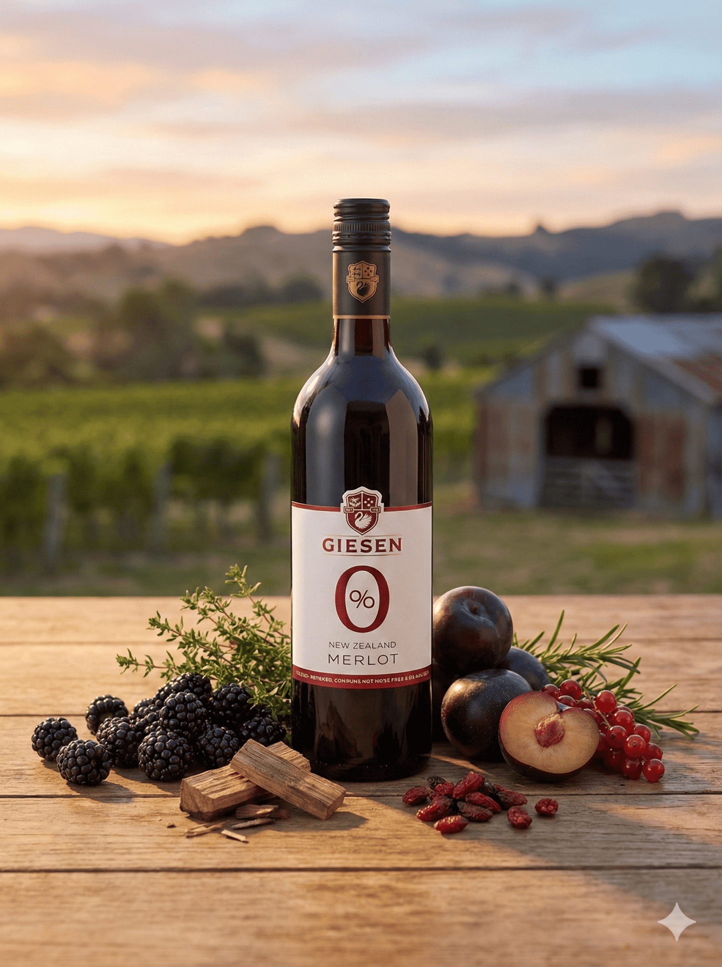 Giesen - 0% Merlot - Alcohol - Free - Alcfree.ch