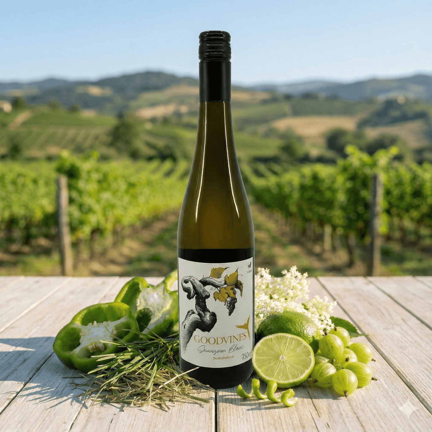 Goodvines - Sauvignon Blanc - Alcohol - Free - Alcfree.ch