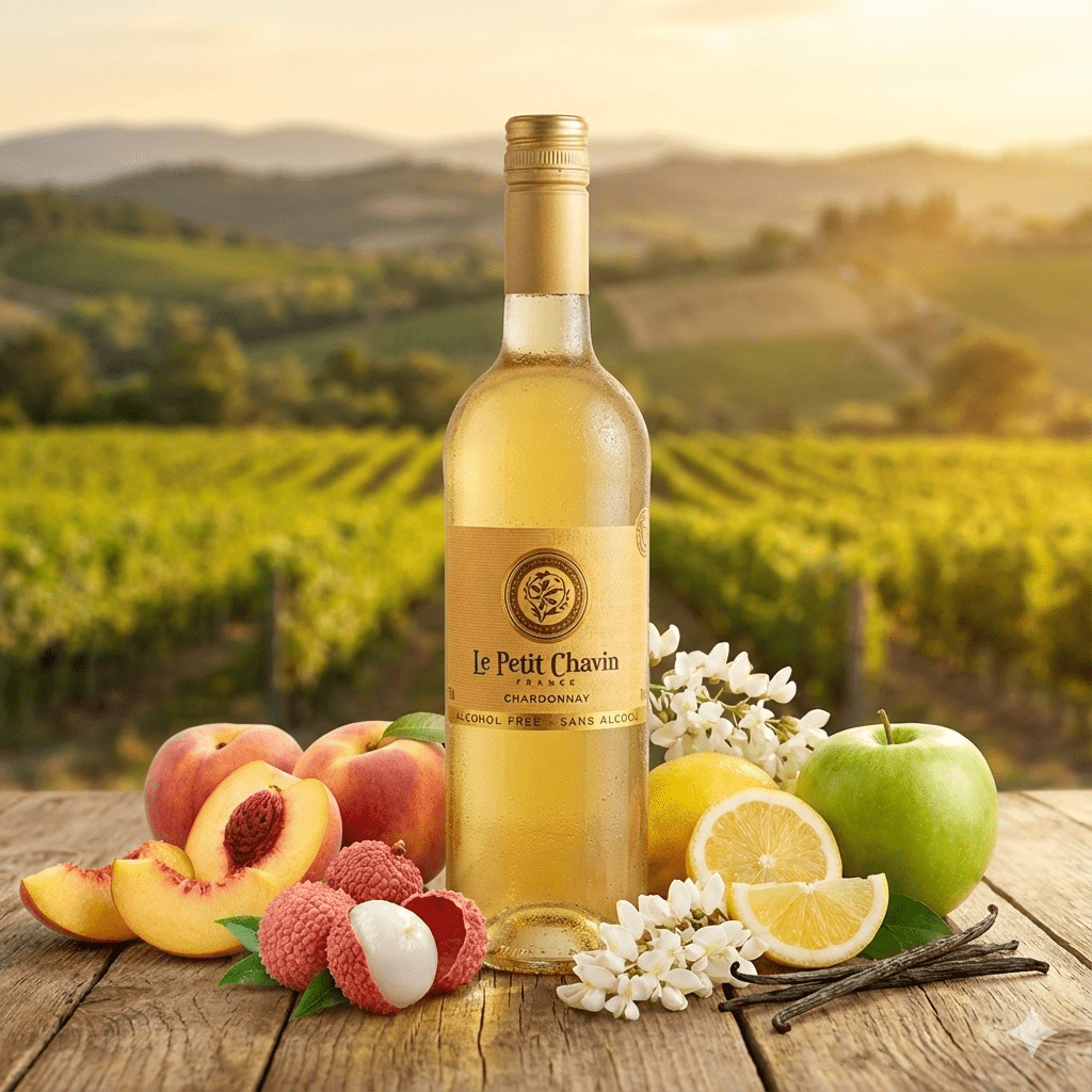 Le Petit Chavin - Chardonnay White Wine - Alcohol - Free - Alcfree.ch