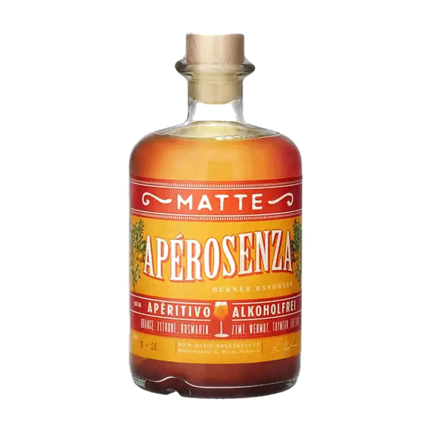 Matte Apérosenza Apéritivo - Alcfree.ch