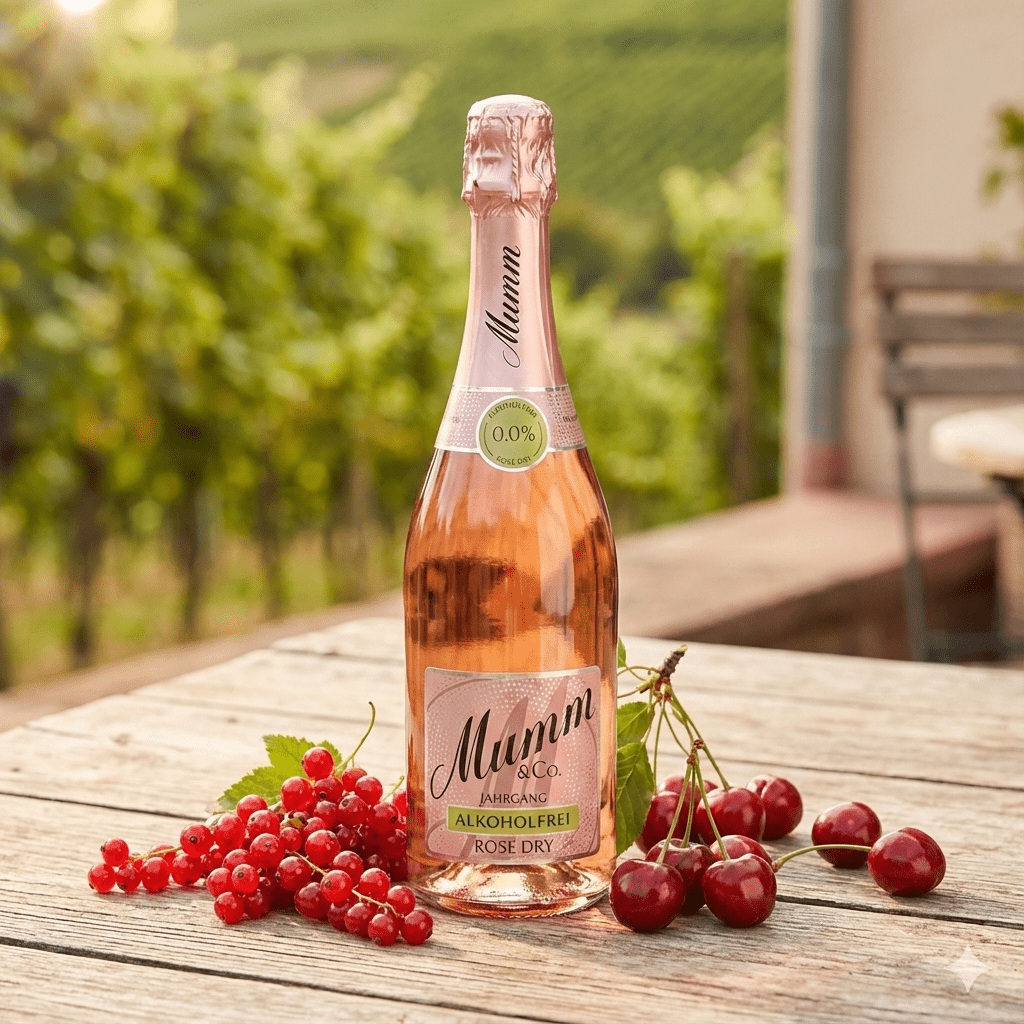 Mumm & Co. - Rosé Dry Sparkling - Alcohol - Free - Alcfree.ch