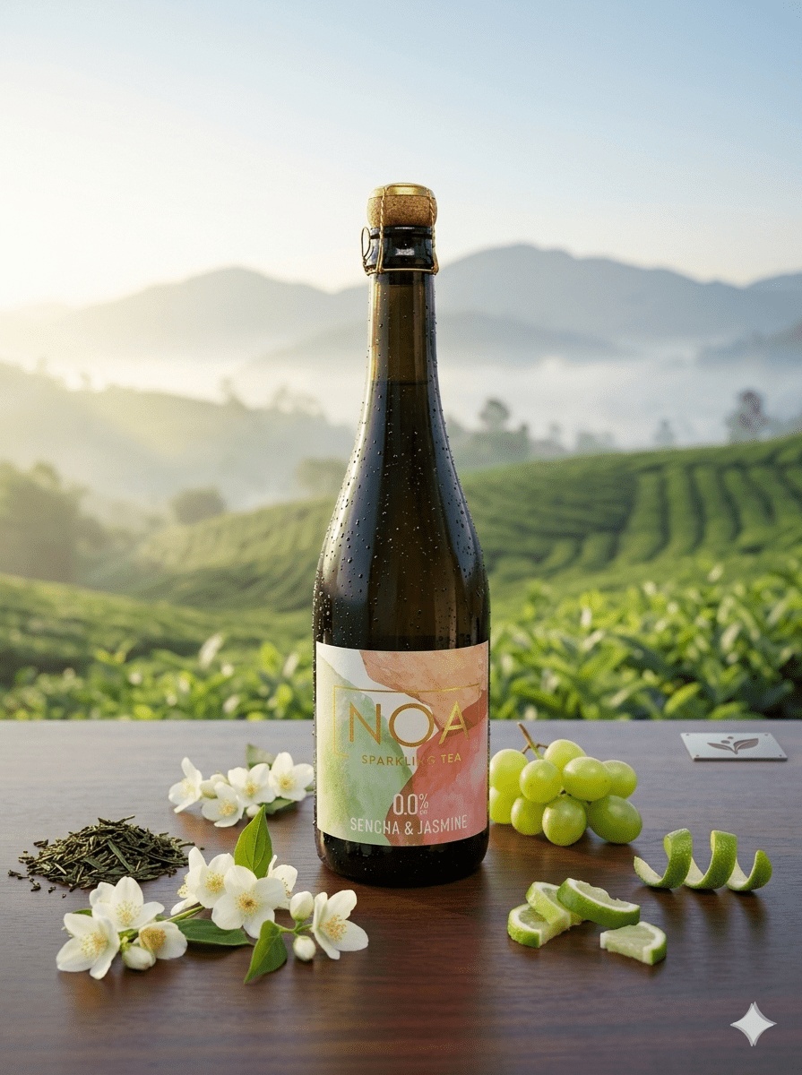 Noa Sparkling Tea Sencha & Jasmine - 0.0% - Alcfree.ch