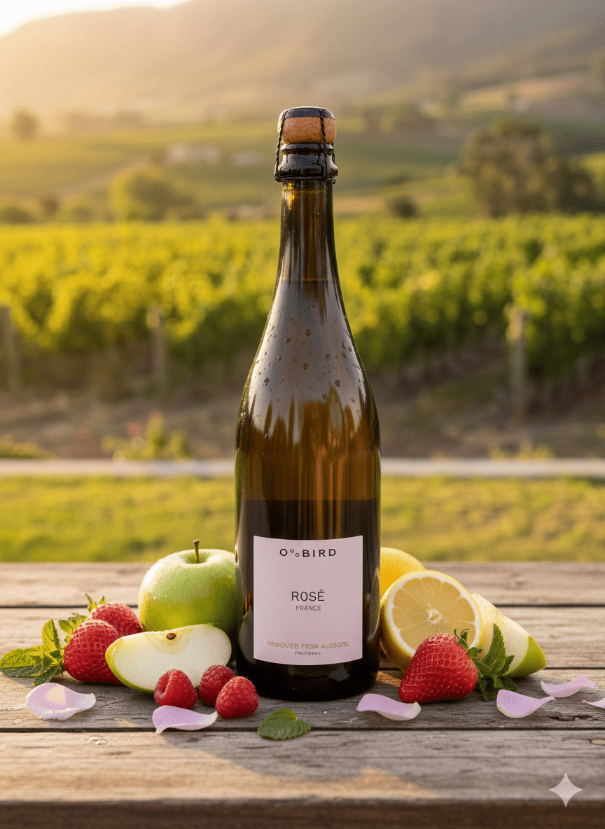 Oddbird - Rosé Sparkling - Alcohol - Free - Alcfree.ch