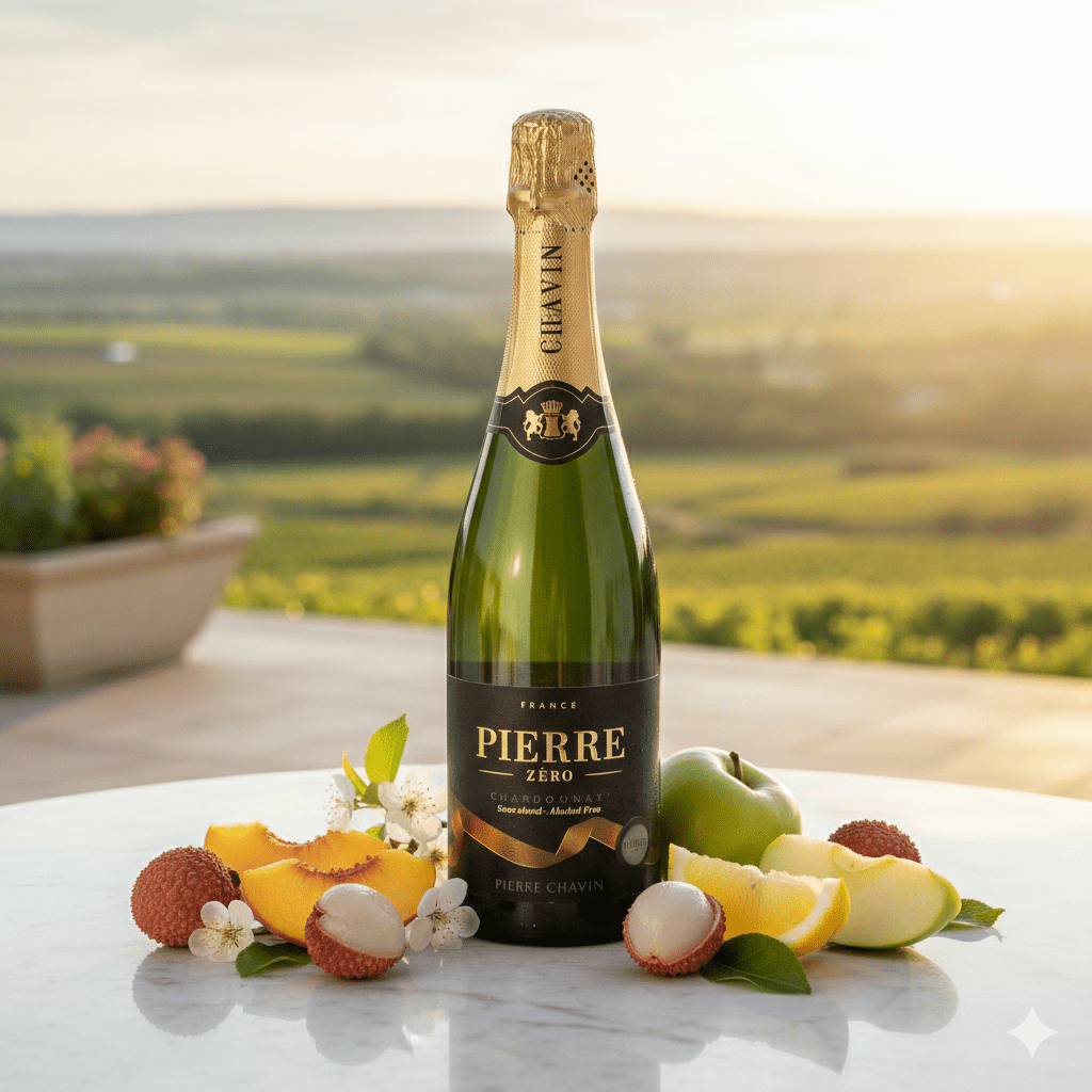 Pierre Chavin Zero - Chardonnay Sparkling - Alcohol - Free - Alcfree.ch