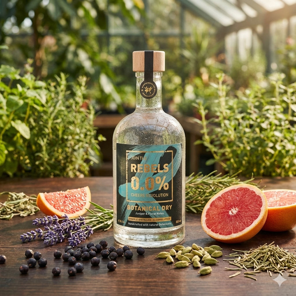 REBELS 0.0% - Botanical Dry Gin Alternative - Alcfree.ch