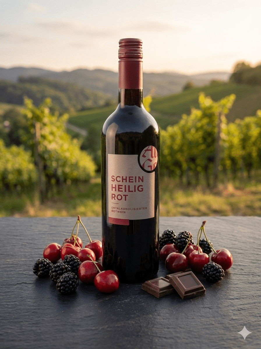 Scheinheilig Rot - Dealcoholized Red Wine - Alcfree.ch