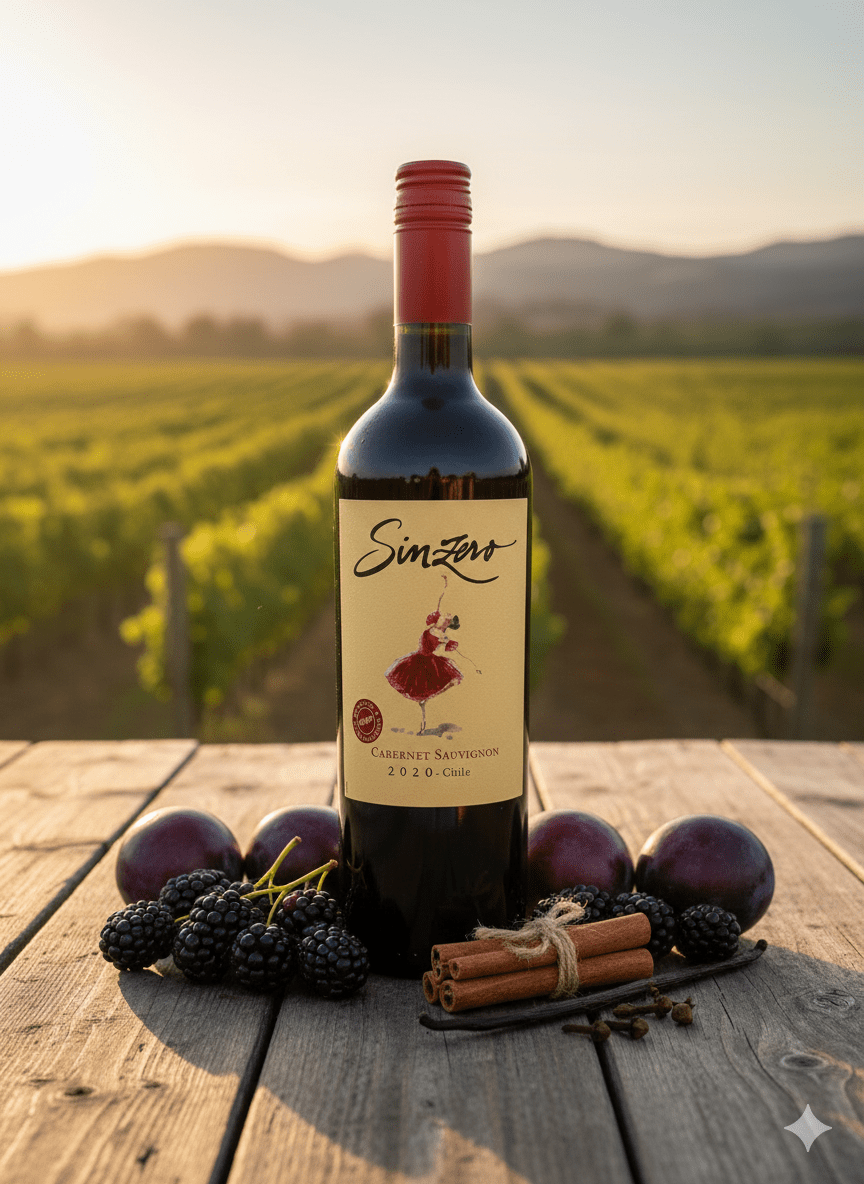 SinZero - Cabernet Sauvignon - Alcohol - Free - Alcfree.ch