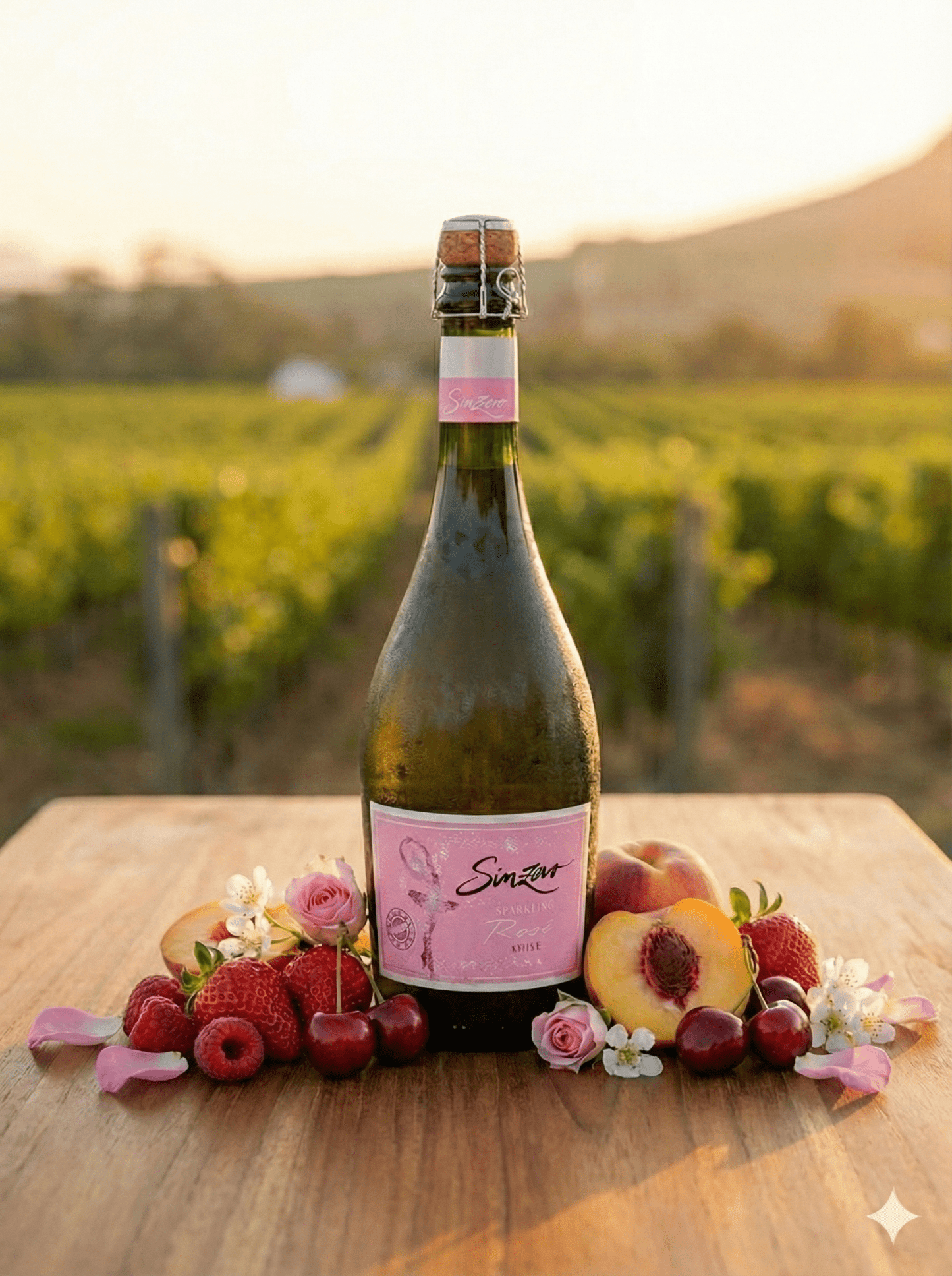 SinZero - Sparkling Rosé - Alcohol - Free - Alcfree.ch