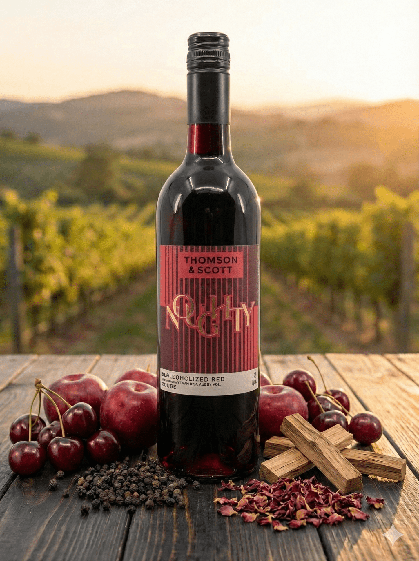 Thomson & Scott - Noughty Dealcoholized Syrah Red Wine - Alcohol - Free - Alcfree.ch