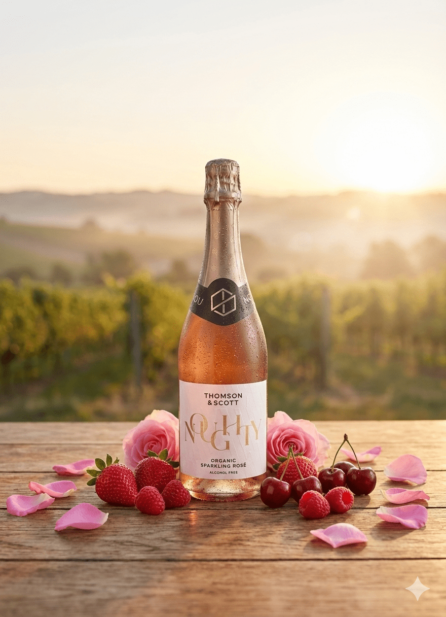 Thomson & Scott - Noughty Organic Sparkling Rosé - Alcohol - Free - Alcfree.ch