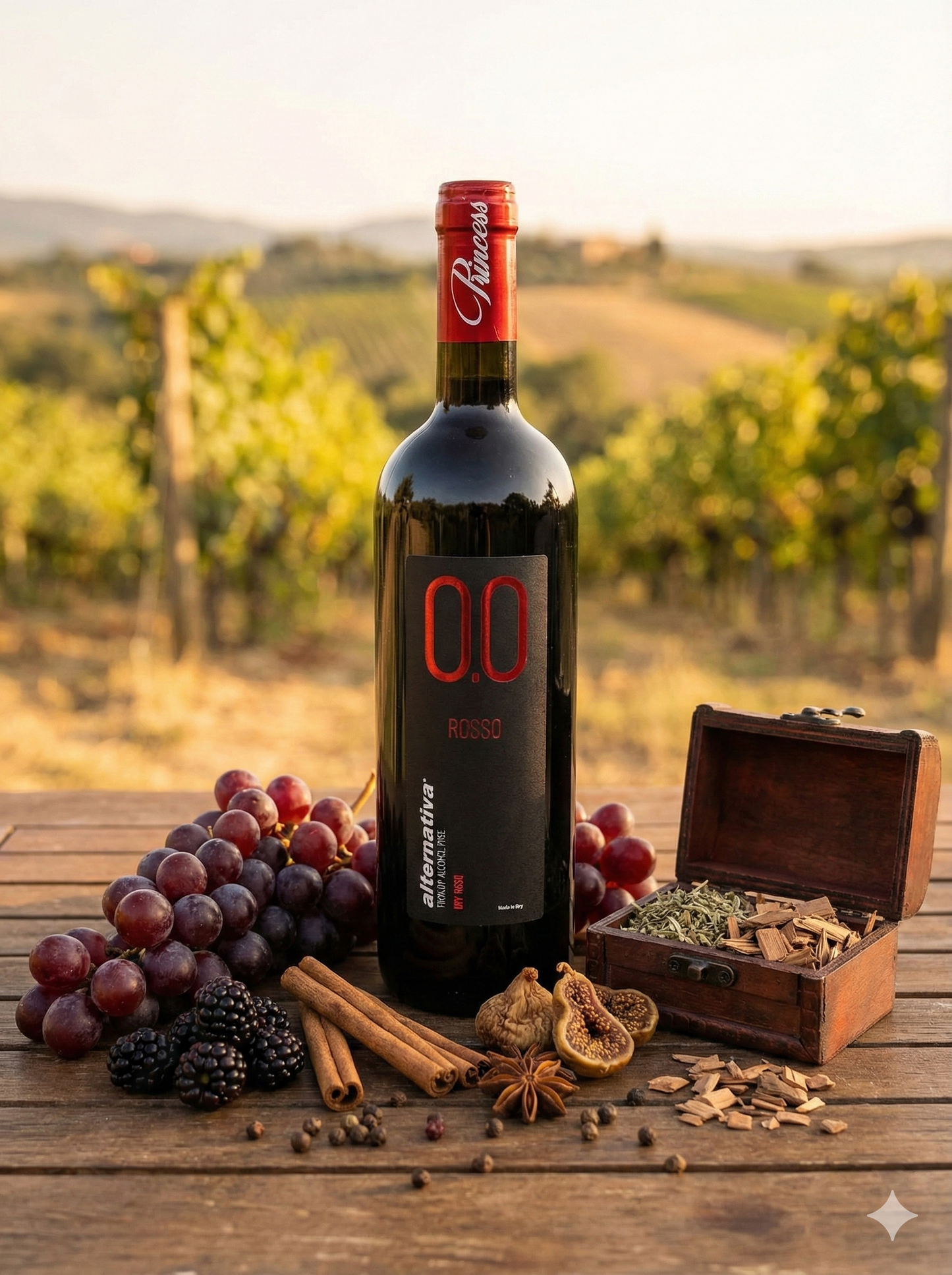 Alternativa 0.0 - Rosso Dry - Alcohol-Free Geschmacksprofil