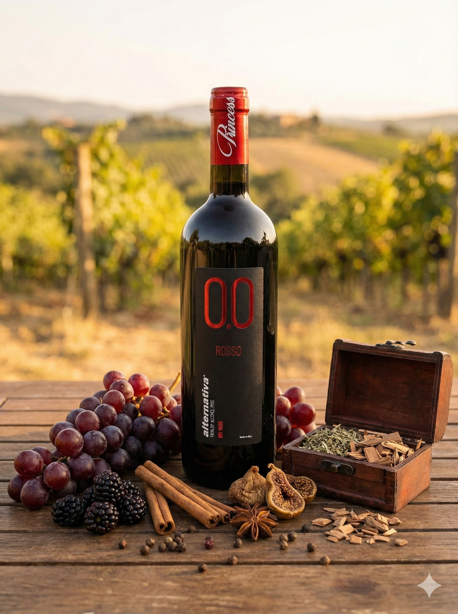 Alternativa 0.0 - Rosso Dry - Alcohol-Free Geschmacksprofil