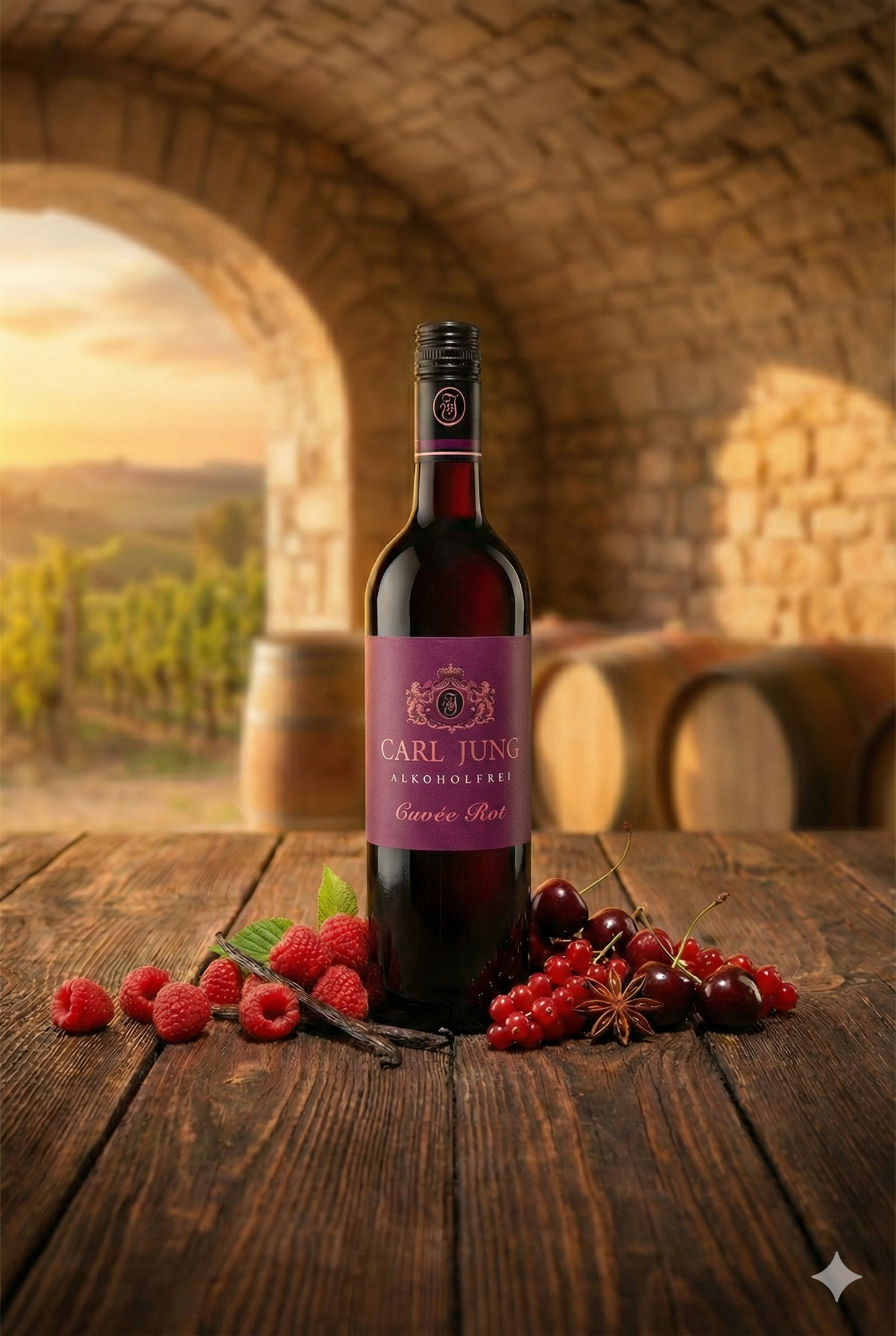 Carl Jung - Cuvée Rot - Alcohol-Free Geschmacksprofil