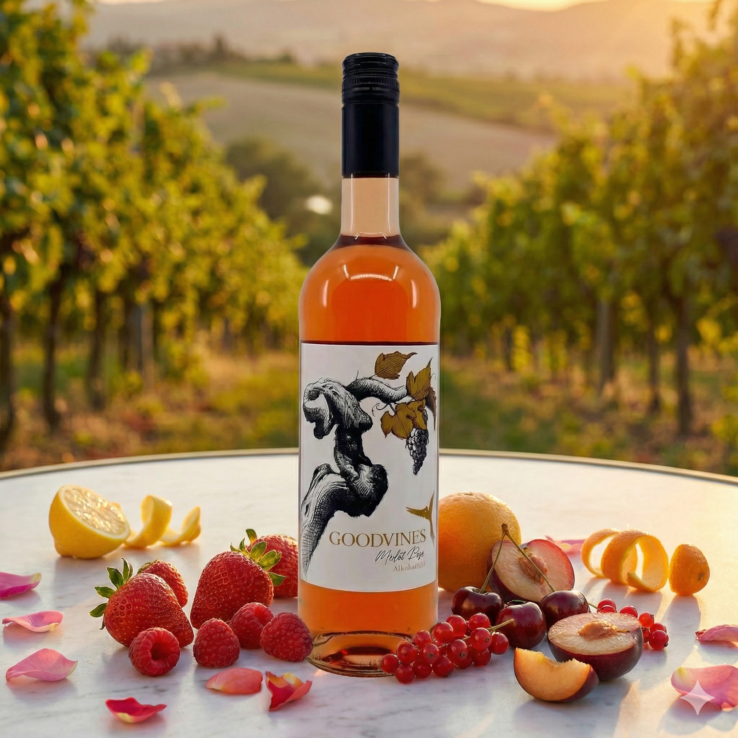 Goodvines - Merlot Rosé - Alcohol-Free Geschmacksprofil