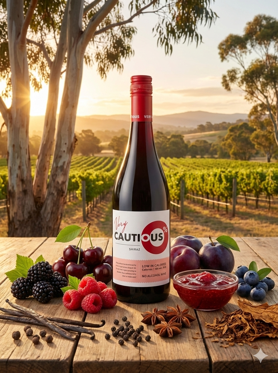 The Very Cautious One – Alcohol-Free Shiraz Geschmacksprofil