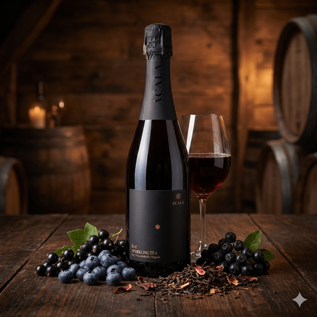 Acala Red Wine Style - Organic Sparkling Tea 0.0% - Alcfree.ch