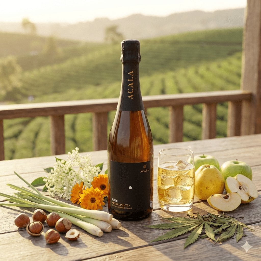 Acala White Wine Style - Organic Sparkling Tea 0.0% - Alcfree.ch
