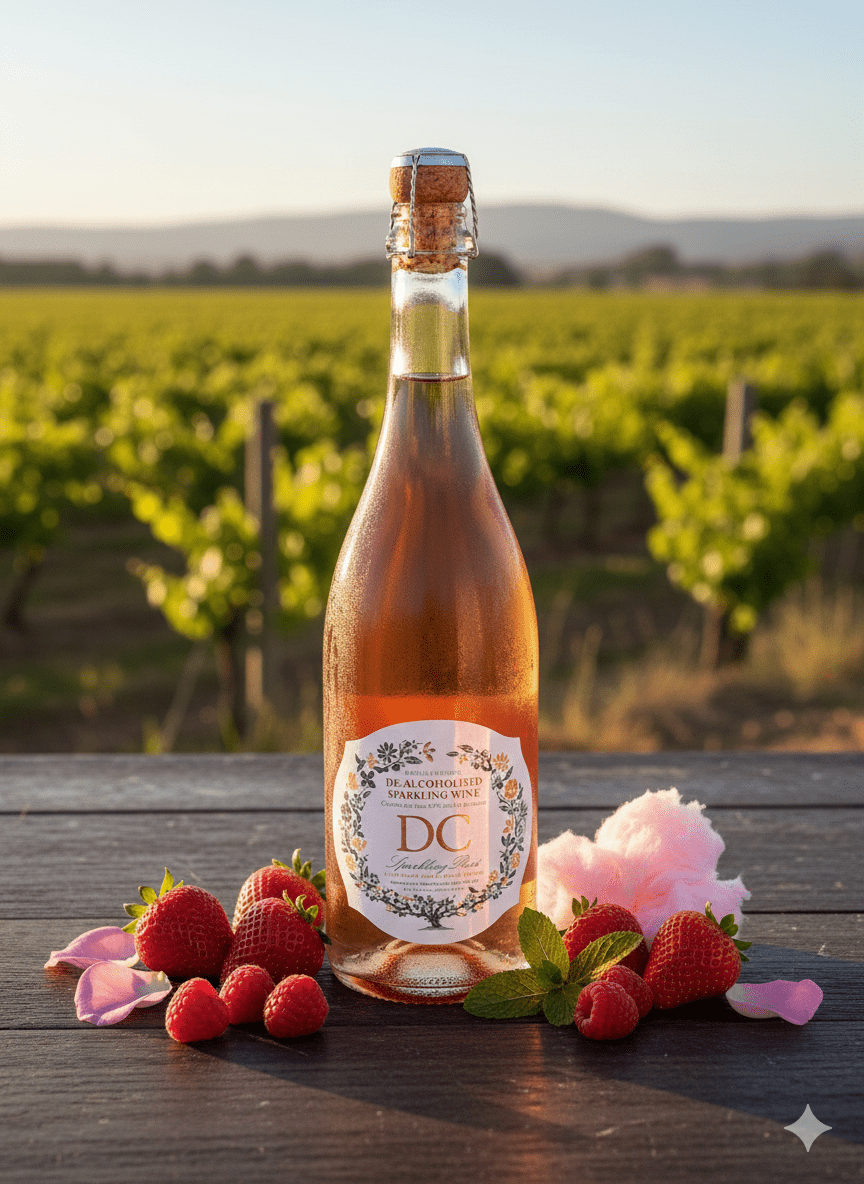 DC - Sparkling Rosé - Alcohol - Free - Alcfree.ch