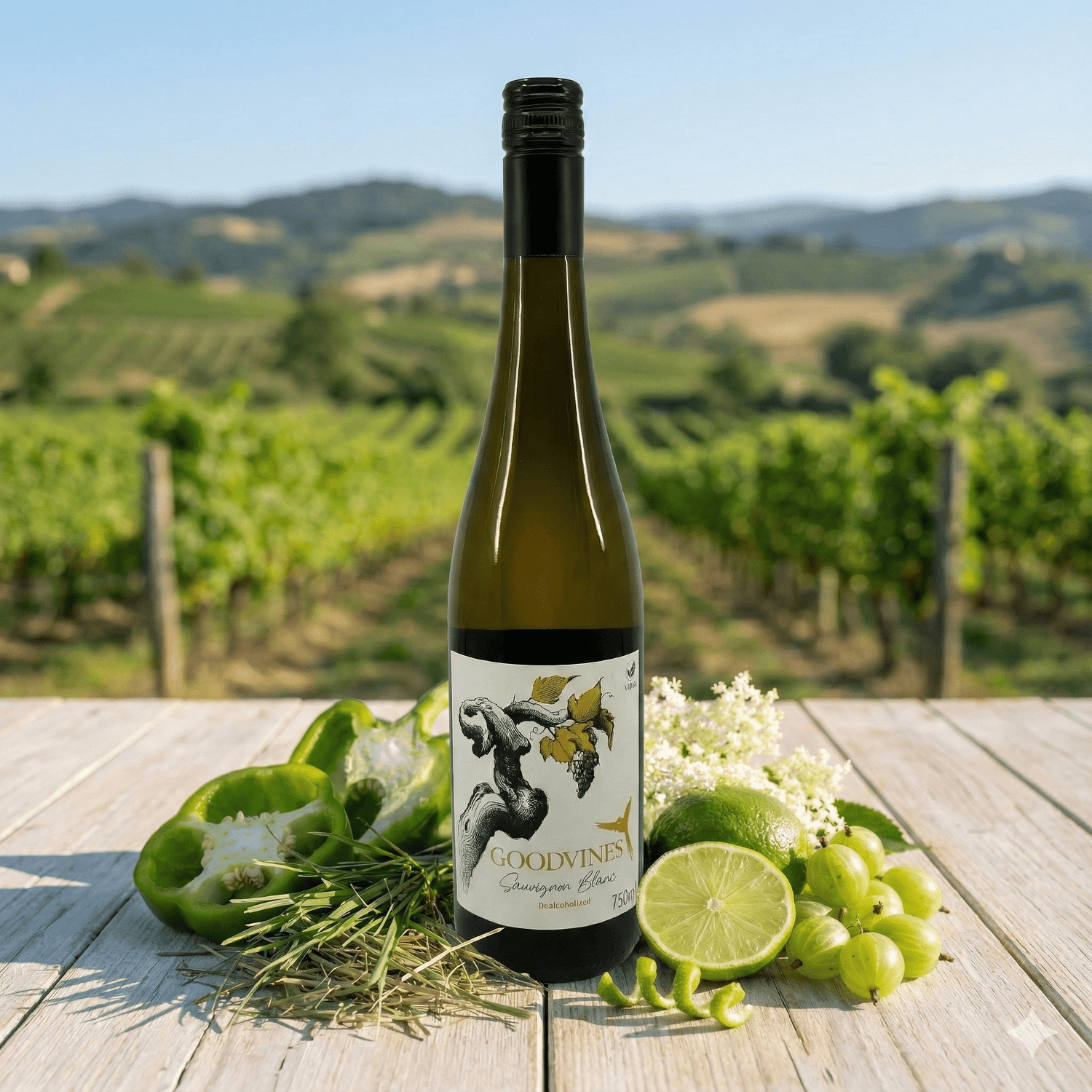 Goodvines - Sauvignon Blanc - Alcohol - Free - Alcfree.ch