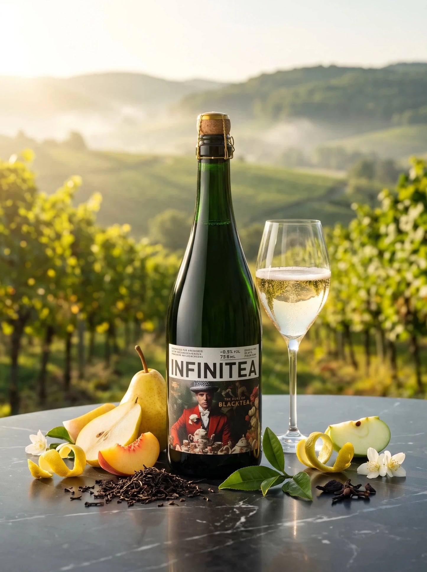 Infinitea - The Duke of Blacktea - Sparkling Tea - Alcohol-Free - Alcfree.ch
