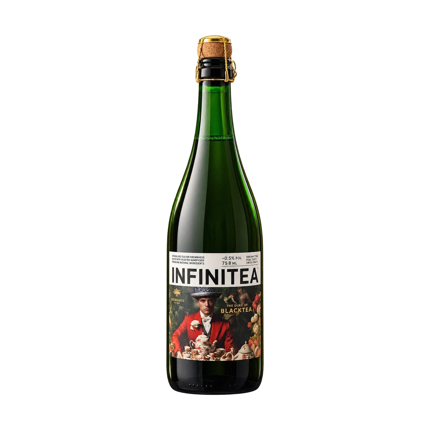 Infinitea - The Duke of Blacktea - Sparkling Tea - Alcohol-Free - Alcfree.ch