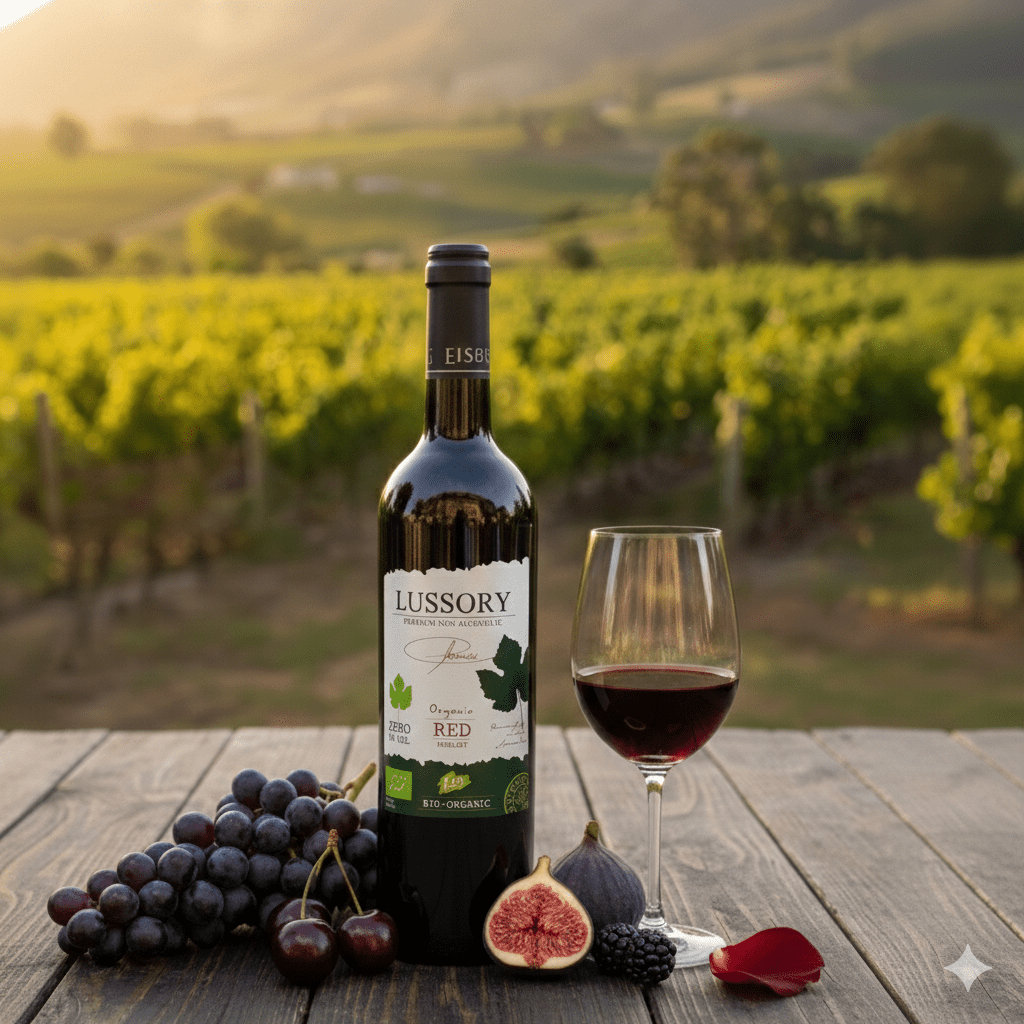 Lussory Premium Organic - Red Merlot - Alcohol - Free - Alcfree.ch