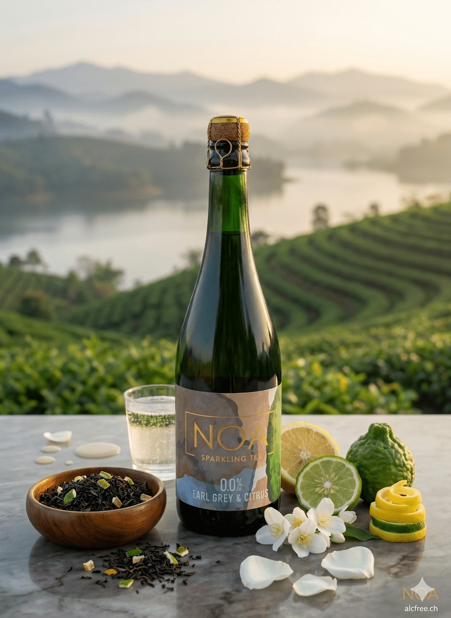 Noa Sparkling Tea Earl Grey & Citrus - 0.0% - Alcfree.ch
