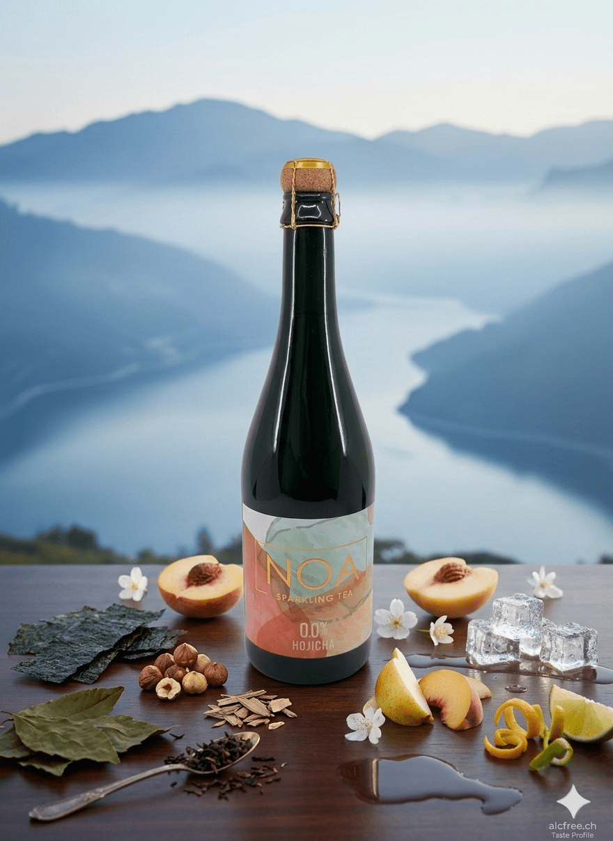 Noa Sparkling Tea Hojicha - 0.0% - Alcfree.ch