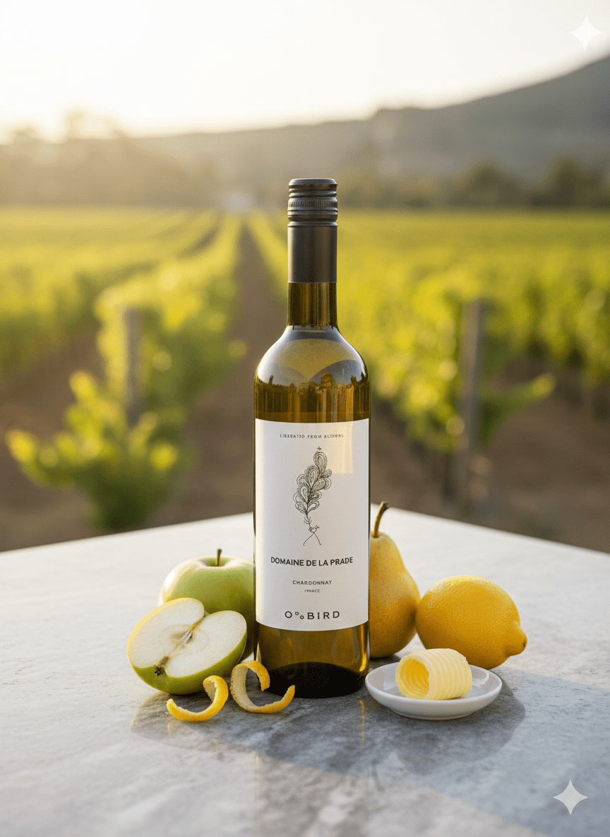 Oddbird - Domaine de la Prade Chardonnay - Alcohol - Free - Alcfree.ch