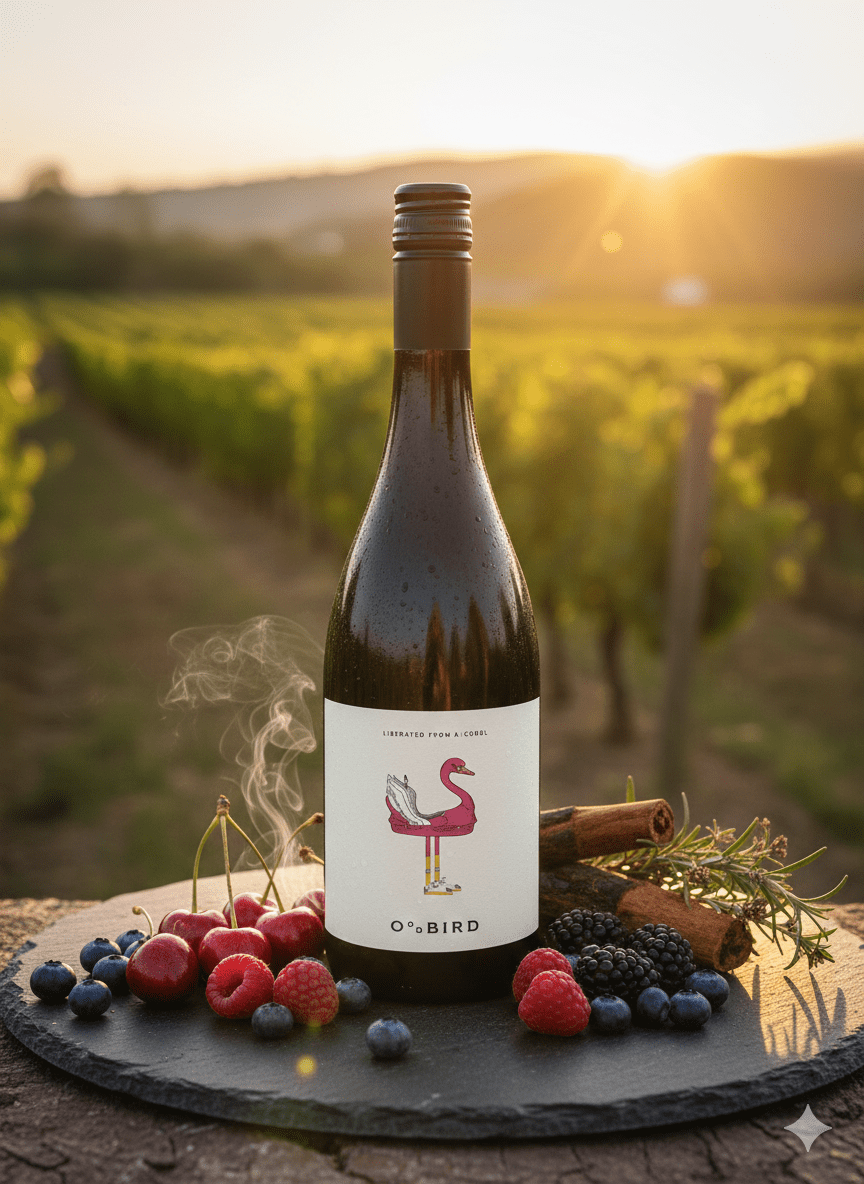 Oddbird - Low Intervention Organic Red No. 1 - Alcohol - Free - Alcfree.ch