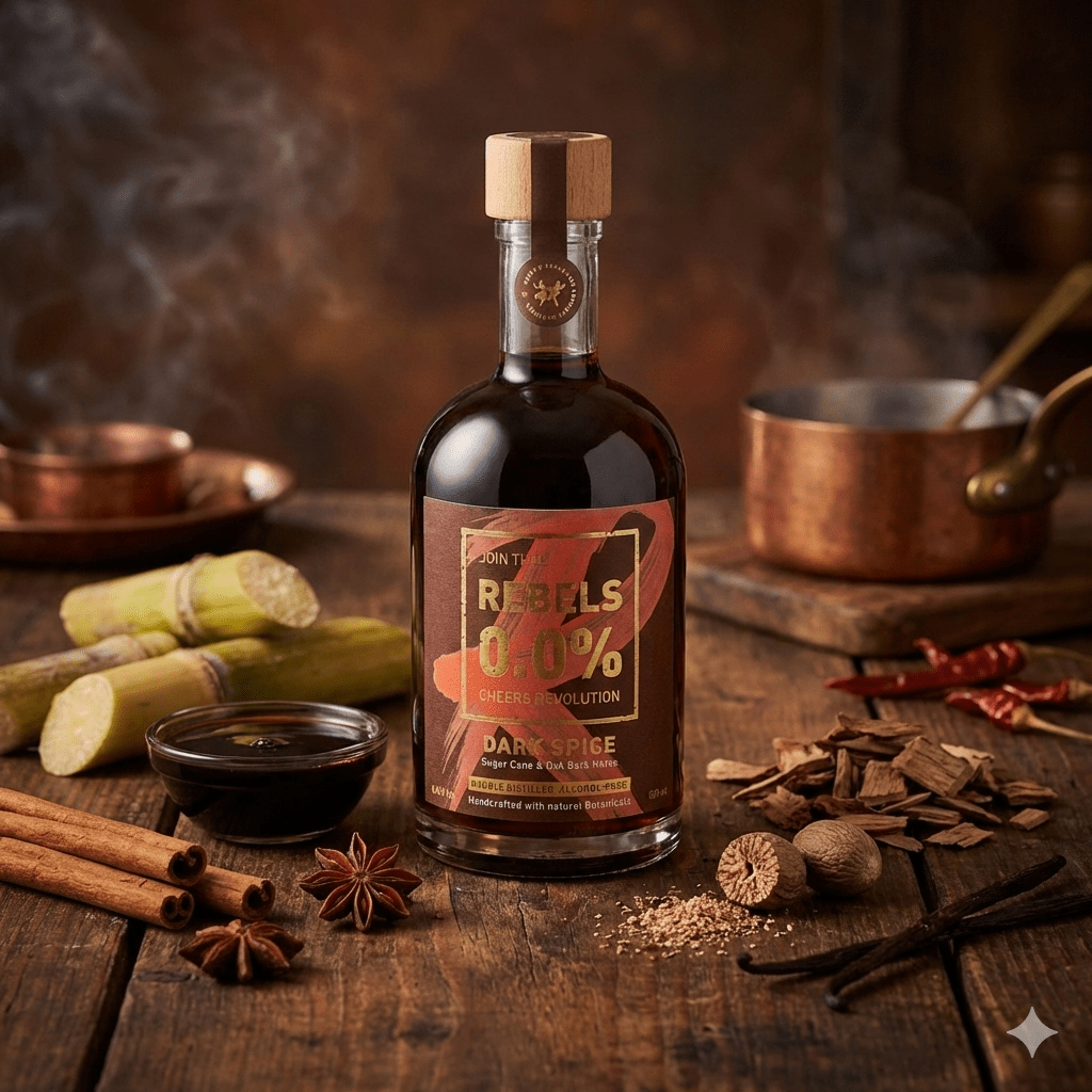 REBELS 0.0% - Dark Spice Rum Alternative - Alcfree.ch