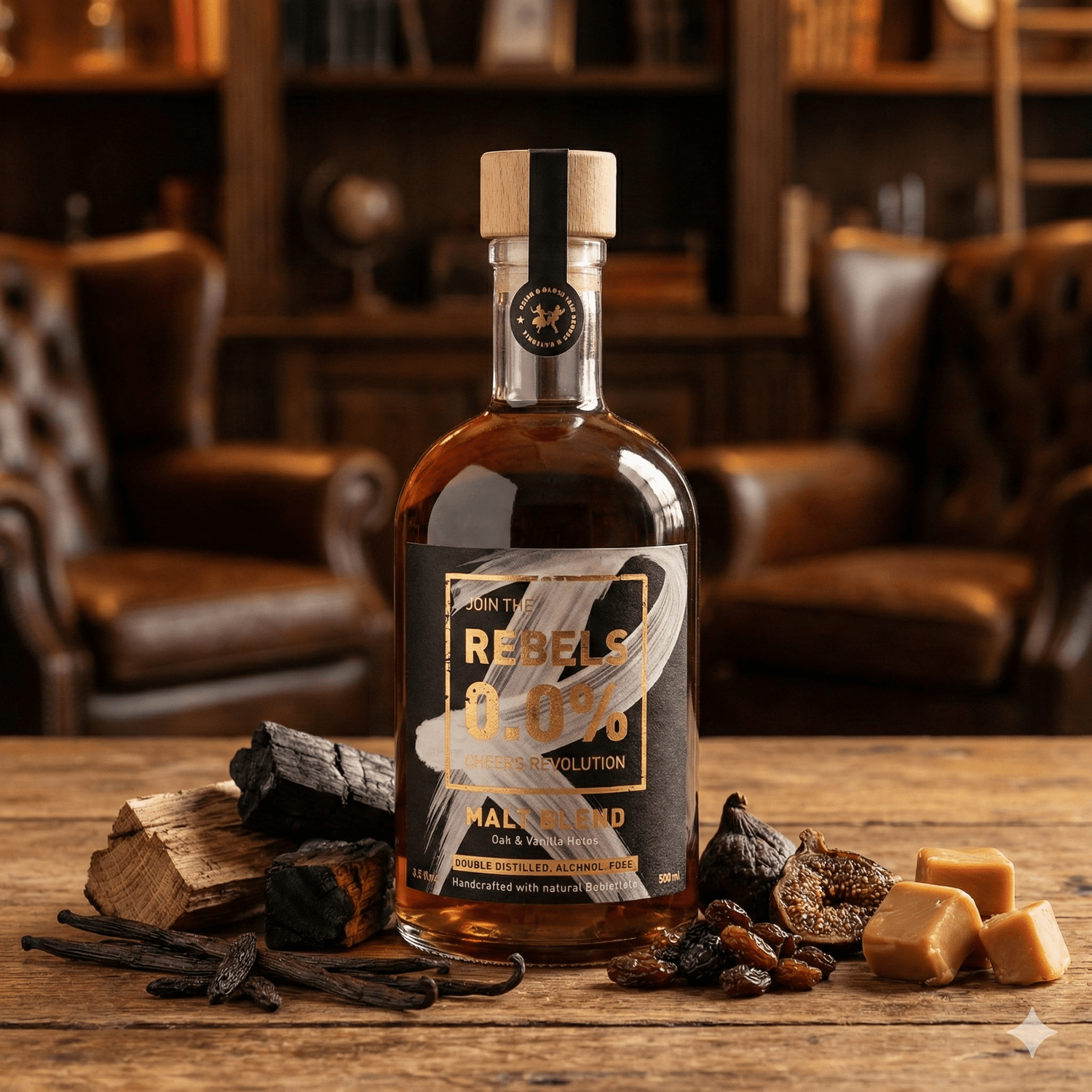 Rebels 0.0% - Malt Blend Whisky alternative - Alcfree.ch