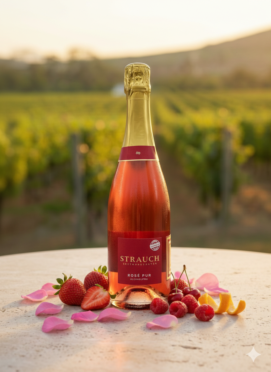 Strauch Sektmanufaktur - Rosé Pur - Sans Alcool