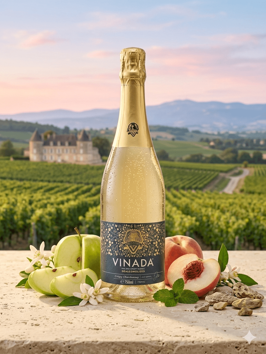 Vinada Crispy Chardonnay Sparkling - 0.0% - Alcfree.ch