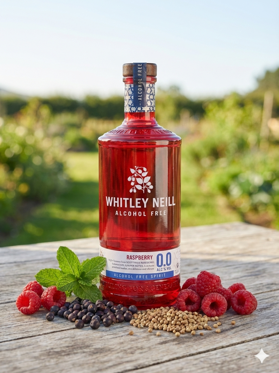 Whitley Neill Raspberry Spirit - Alcohol - Free - Alcfree.ch
